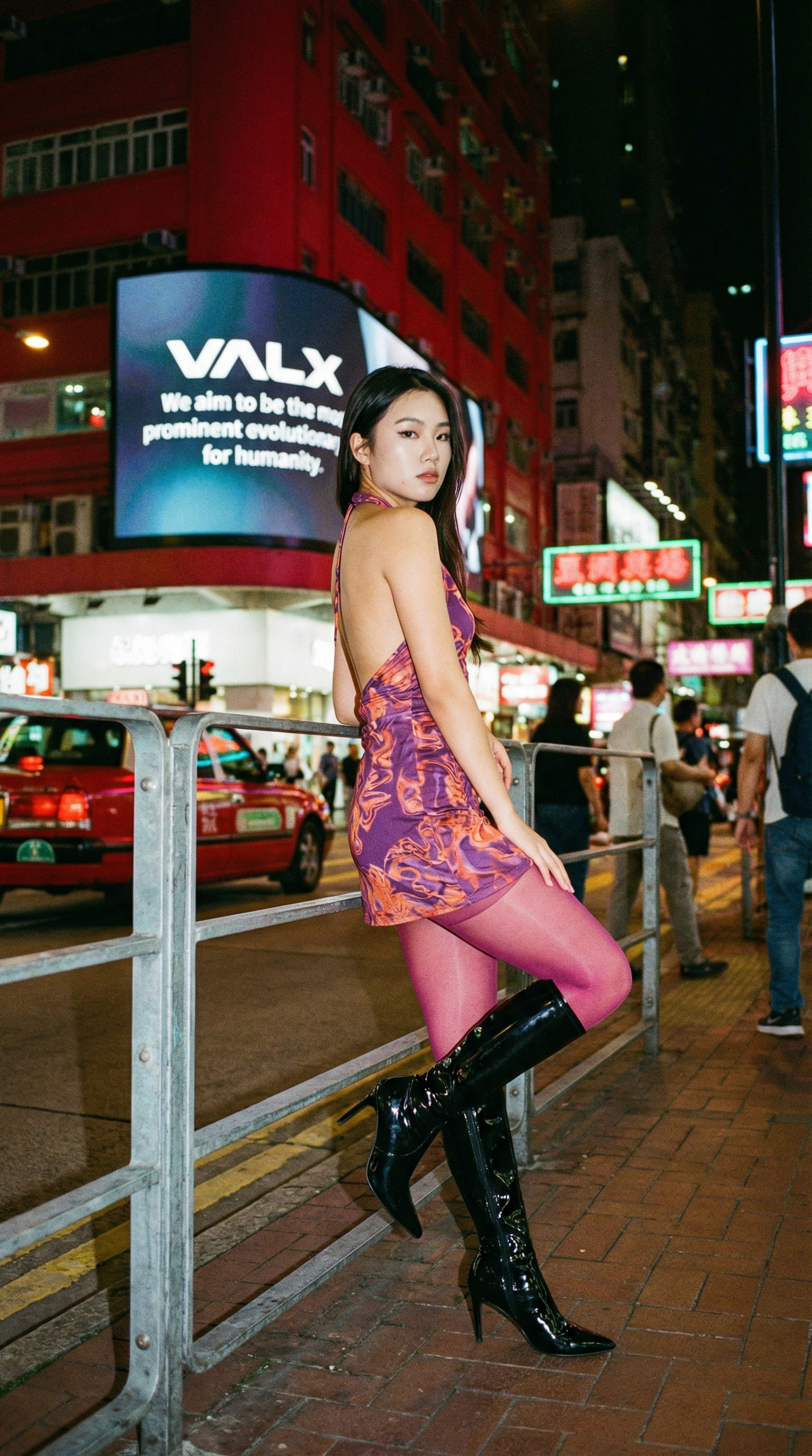 Tokyo de nuit, image cinématique générée par IA — DinarStudio